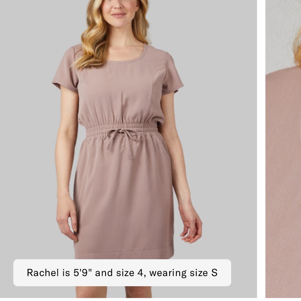 Elegant Tan Women's Dress - Picture 11 of 11